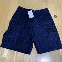 NWT Nike SB Mens Size 32 Kearny Cargo Allover Print Skate Shorts Navy FQ... - $41.92