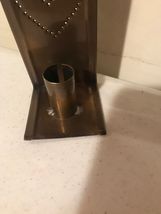 New Heart Candle sconce in Antiqued Brass image 5