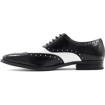 25092-111 Stacy Adams Tinsley Wingtip Oxford Men's Shoes Black White Lace Up image 4