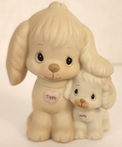 Precious Moments PUPPY LOVE Figurine Item 117793 Two Cute Dogs 2 1/2 Inches Tall - £7.95 GBP