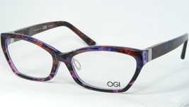 Ogi Evolution 6001 1281 Purple Marble Demi Eyeglasses Frame 54-15-140mm Japan - £87.98 GBP