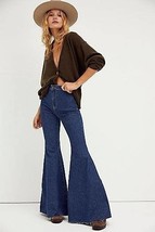 New Free People Just Float On CBD Flare Jeans SIZE 26 Regular WTF $168 S... - $79.20