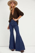 New Free People Just Float On CBD Flare Jeans SIZE 26 Regular WTF $168 S... - £62.27 GBP