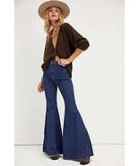 New Free People Just Float On CBD Flare Jeans SIZE 26 Regular WTF $168 S... - £62.27 GBP