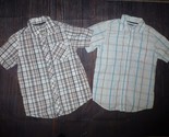 Tony Hawk Boys Short Sleeve Plaid Button Up Shirt Lot Size XL 18-20 - £10.54 GBP
