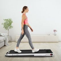 2-in-1 Folding Treadmill with Remote Control and LED Display-Silver - Color: Sil - €358,47 EUR