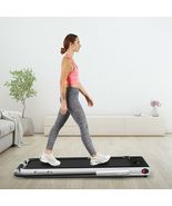2-in-1 Folding Treadmill with Remote Control and LED Display-Silver - Co... - €358,47 EUR