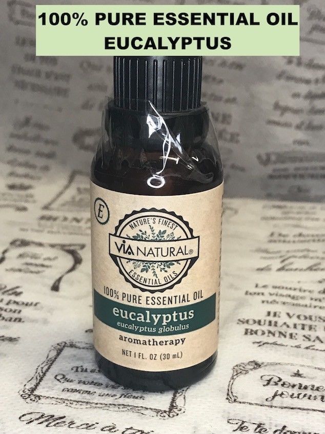 VIA NATURAL  100% PURE ESSENTIAL OIL  EUCALYPTUS AROMATHERAPY 1 FL OZ - $5.99