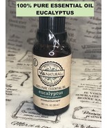 VIA NATURAL  100% PURE ESSENTIAL OIL  EUCALYPTUS AROMATHERAPY 1 FL OZ - €5,13 EUR