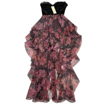 Thirty Thirty Y2K Dress S Sweetheart Corset Bustier Floral Ruffle Tiered... - $1,118.75 MXN
