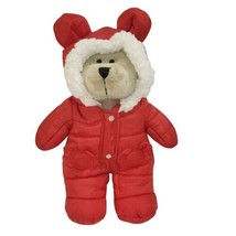 Starbucks Bearista Bear Plush Christmas Limited Edition Red Snow Suit 2021 11&quot; - £8.67 GBP