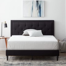 The Lucid Twin Bed Frame With Headboard Is An Upholstered Platform Bed Frame - £152.30 GBP