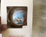 BETSEY CLARK CHRISTMAS GLASS BALL ORNAMENT WITH BOX HALLMARK VINTAGE 1981 - $16.12