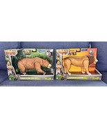 Jumanji Big Paw Bear &amp; Fierce Lion w/Sound &amp; Movement NIB Action Figures... - $39.99