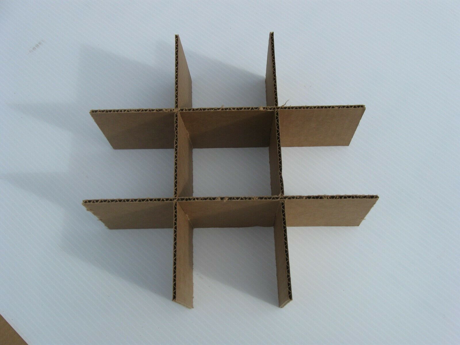 Cardboard Dividers 5 Sets 10&quot; X 10&quot; X 4&quot; High 9 cell B 10-4-02 - $2.67