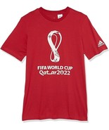 Adidas HD6385 Youth Fifa World Cup Qatar 2022 Tee Active Maroon ( XL ) - $1,120.36 MXN