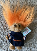 Vintage Russ Troll Doll Chicago Bears NFL Football Team NFL Good Luck Troll  - £11.98 GBP