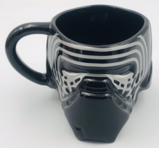 Star Wars 28 oz Kylo Ren Black Ceramic Sculpted Coffee Mug Cup #54854 Vandor - £9.82 GBP