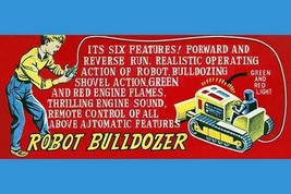 Robot Bulldozer - Six Features - Art Print - £17.57 GBP+