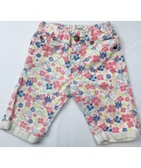 Oshkosh Vintage Capri Pants Jeans Sz 18 Mos Floral Flowers Girls Multico... - £19.72 GBP