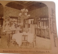 Antique Stereoview, J. F. Jarvis, East Room in President&#39;s Mansion Washi... - $9.85