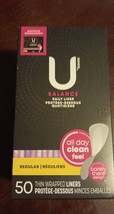 U by Kotex Barely There Thin Wrapped Everyday Liners 50 ct (P12) - £11.59 GBP