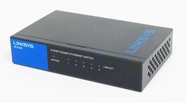Linksys SE3005 5 Port Gigabit Ethernet Switch - Black/Blue  image 2