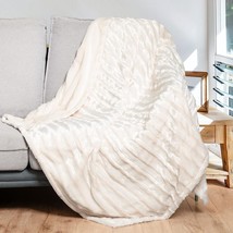 [5 Year Warranty] Woomer Electric Heated Throw Blanket, Soft Faux Fur Fast - £72.67 GBP