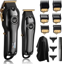 Suprent® Pro Professional Hair Clippers For Men- Hair Cutting Kit &amp; Zero, Black - £102.71 GBP