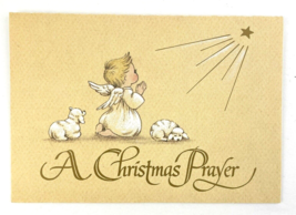 Fravessi Christmas Cards A Christmas Prayer Child Angel Praying Lambs Vi... - £19.21 GBP
