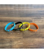 POKEMON Silicon Rubber Wrist  Bands Bracelets (4) Assorted Colours Party - £3.90 GBP