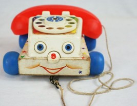 VINTAGE 1961 Fisher Price Chatter Telephone #747 - £27.82 GBP