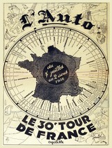 Decor Poster.Home interior design.Room wall print.Tour France Bicycle race.6834 - £14.33 GBP+