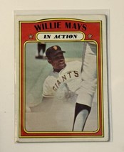 Willie Mays Topps Baseball Card 50 MLB San Francisco Giants Baseball- Ex... - $7.69