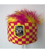 Flugel Beanie W/ Fur Y2K Checkered Hat Netherlands Red Vodka Let The Duc... - $33.01 CAD