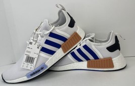 Adidas NMD_R1 Mens Shoes Size 12 Cloud White/Semi Lucid Blue/Core Black ID9767 - £107.48 GBP