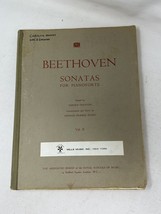 Beethoven Sonatas For Pianoforte Vol II Piano Sheet Music Song Book 245 ... - $21.00