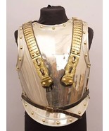 Medieval Imperial Guard French Officer Cuirass Front &amp; Back Breastplate ... - £435.84 GBP