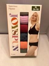 JoySpun Women Seamless Hipster Underwear 6-Pack Panties - £10.20 GBP