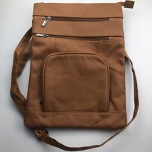 Crossbody Bag Purse Brown 13 X 9.5” fits tablet - $16.00