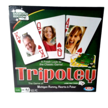 Ideal Tripoley Diamond Edition Game 2010 Michigan Rummy Hearts Poker Com... - £7.80 GBP