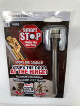 Smart Stop Hinge Pin Door Stop Satin Nickel Finish New  - $4.90