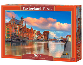 500 Piece Jigsaw Puzzle, Colors of Gdansk, Poland, Historical puzzle, - $30.67