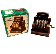 National Cash Register Miniature Dollhouse Cast Metal Pencil Sharpener Vtg Box - £17.17 GBP