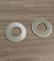4 Stamping Blanks Washer 1 Inch Metal Blanks Silver Aluminum Metal Stamping - $4.22