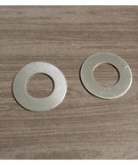 4 Stamping Blanks Washer 1 Inch Metal Blanks Silver Aluminum Metal Stamping - $80.20 MXN