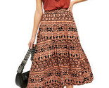 FREE PEOPLE Donne Gonna All About Tiers Maxi Elegante Beige Taglia S OB1... - $46.88