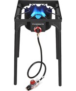 Vivicreate 30000 Btu Free Standing Outdoor Stove, Side Burners,Camping S... - $73.99