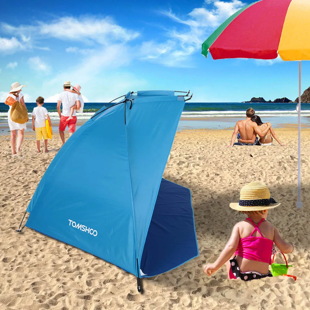 2 Person Beach Tent Outdoor Sports Sunshade Tent Camping Sunshine Shelter for - £19.80 GBP+