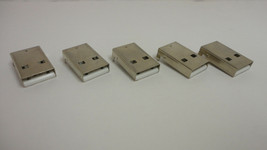 5 Pcs Pack Lot Square USB Jack Socket Type A 90 Degrees Port Female 4 Pins A+ - £8.28 GBP